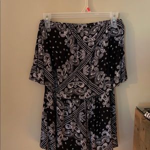 Honey Punch Strapless Romper